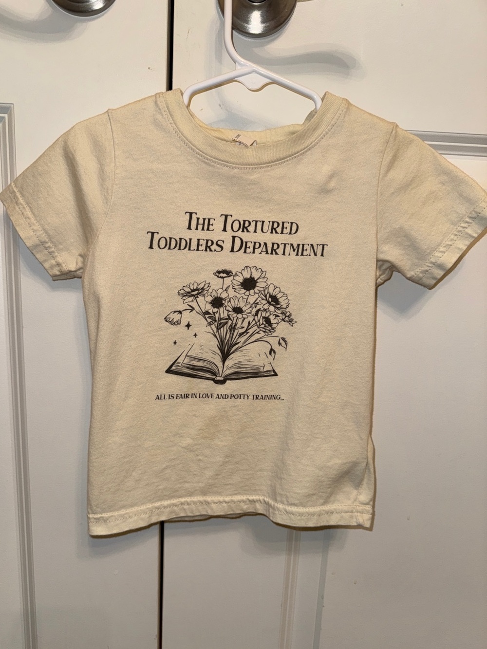 Swiftie 2T Graphic Unisex Short Sleeve Tee “The Tortured Toddler’s Department”